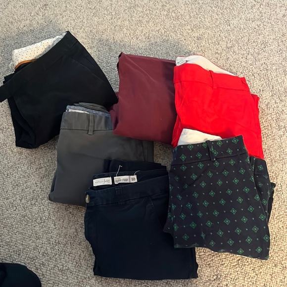 6 pair of pants bundle! All Mason Jules or J. Crew - Picture 1 of 9